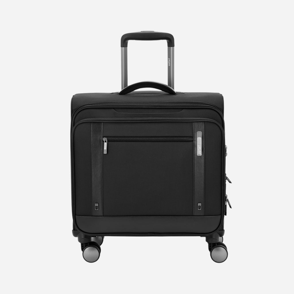 Buy Safari Select Falcon Overnighter Black Laptop Trolley Bag