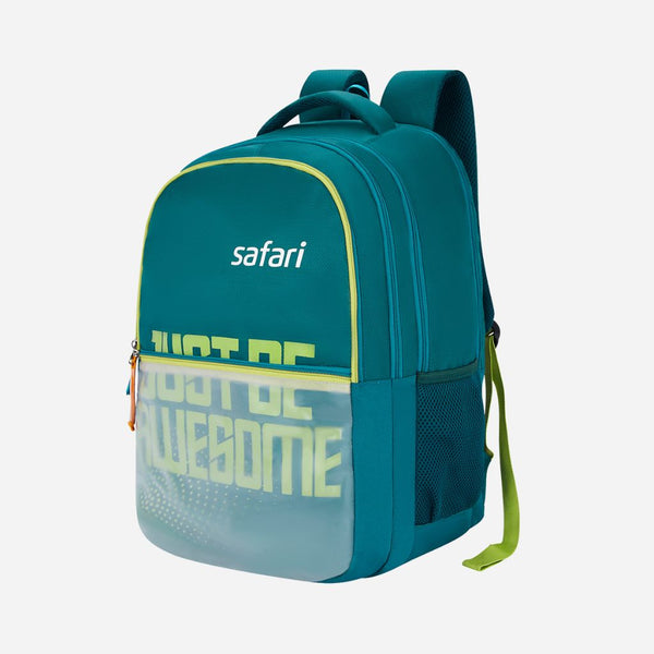 Safari Mega 11 43L Teal School Backpack with with Easy Access Pockets