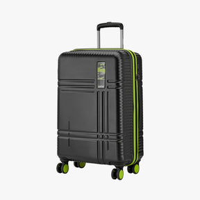 Zany Hard Luggage with TSA lock and Dual Wheels - Black
