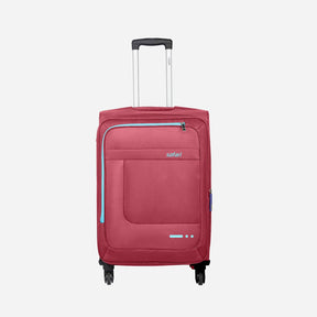 Zenon 4W Red Trolley Bag with 360° Wheels