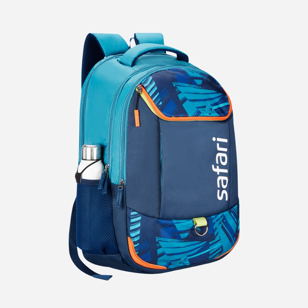 Safari Mega 12 43L Blue School Backpack with with Easy Access Pockets