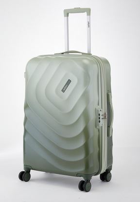 Safari Haze Tropica Trolley Bag with TSA Lock, Dual wheels, Side Hooks and Anti-theft Zipper