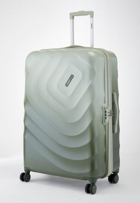 Safari Haze Tropica Trolley Bag with TSA Lock, Dual wheels, Side Hooks and Anti-theft Zipper