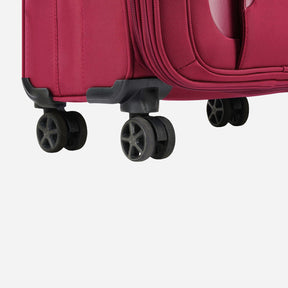 Safari Nuvaldo Superior Red Trolley Bags with Dual Wheels