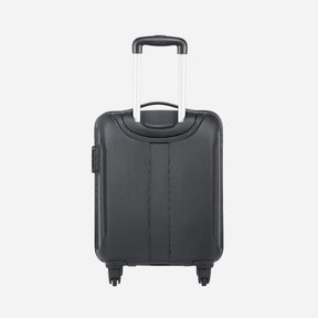 Safari Thorium Sharp Anti scratch BlackTrolley Bag with 360° Wheels