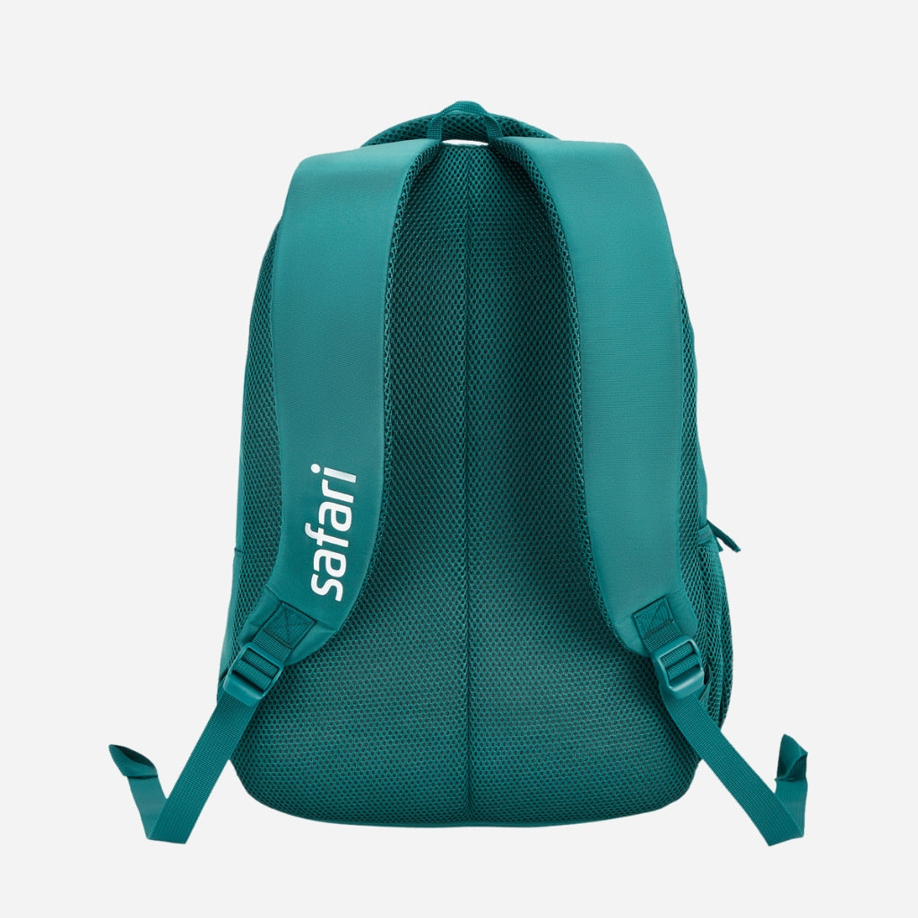 Safari Trio 11 37L Teal School Backpack with Padded Back & Easy Access Pockets