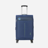 Safari Flexa Navy Blue Trolley Bag with Dual Wheels