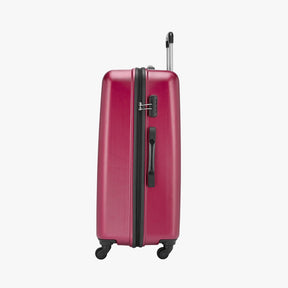 Safari Glimpse Wine Red Trolley Bag with 360° Wheels