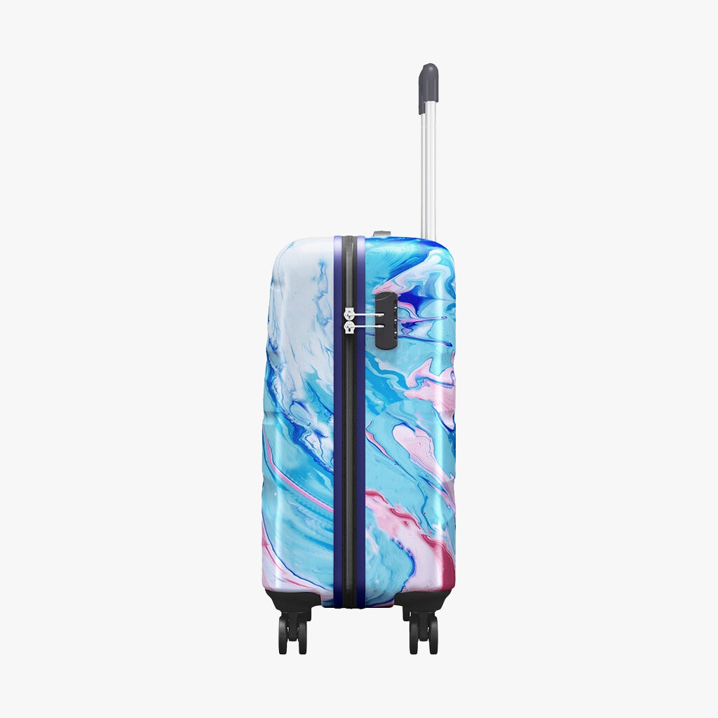 Safari Hue Printed Trolley Bag with Dual Wheels