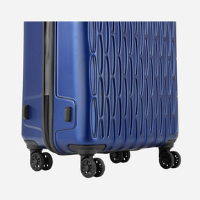 Safari Whirl 4W Midnight Blue Trolley Bag with Dual Wheels