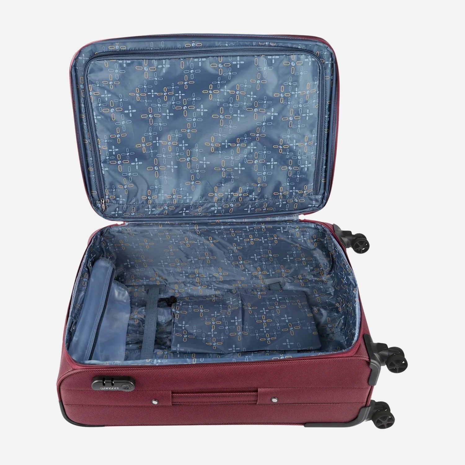 Buy Vidhi Polyester Softsided 20 inch (51 cm) Small Cabin Luggage Suitcase  Trolley Bag (Maroon) Online at Best Prices in India - JioMart.