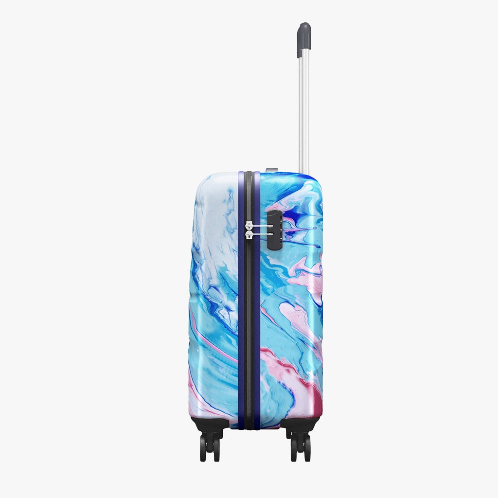 Safari Hue Printed Trolley Bag with Dual Wheels