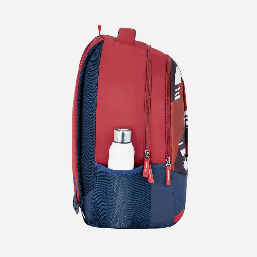 Duo 16 32L Red School Backpack with Easy Access Pockets