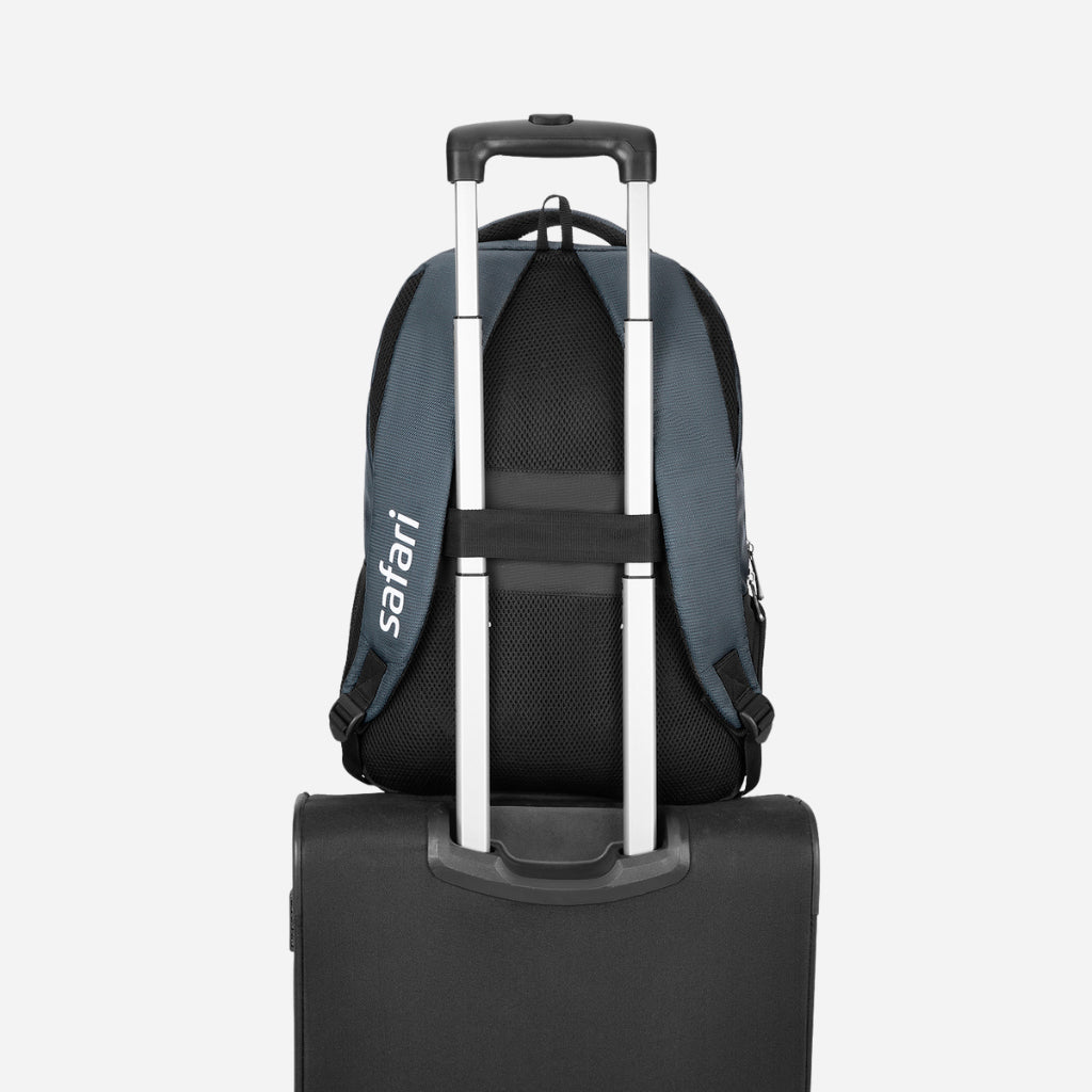 Safari Aron 1 32L Grey Laptop Backpack with Raincover