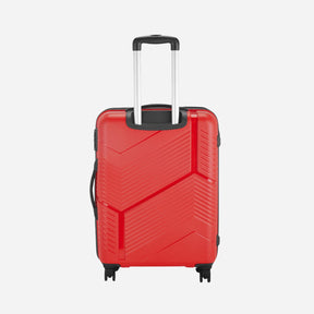 Safari Zolo Cherry Red Trolley Bag with Dual Wheels
