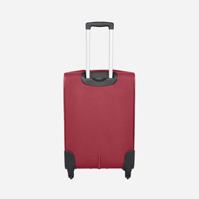 Zenon 4W Red Trolley Bag with 360° Wheels