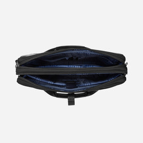 Safari Crest Messenger Bag with Dual compartments - Black
