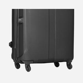 Safari Thorium Sharp Anti scratch BlackTrolley Bag with 360° Wheels