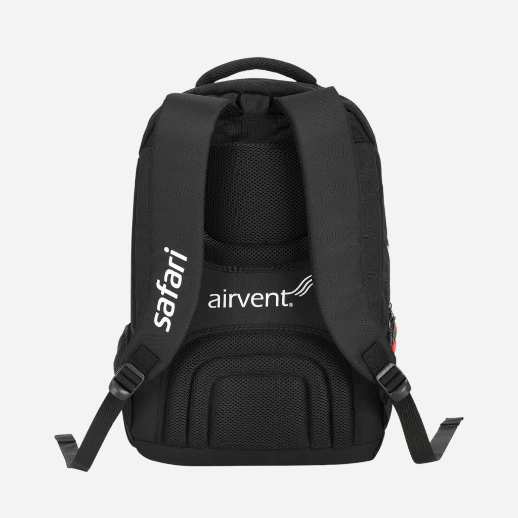 Safari Unite 45L Black Overnighter Travel Backpack with Shoe Compartment, Organized Interiors and Raincover