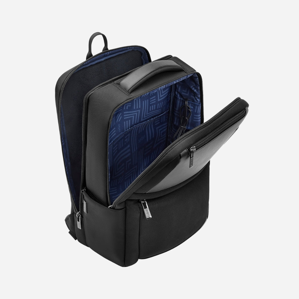 Safari Prime 16L Black Formal Backpack with Laptop Sleeve