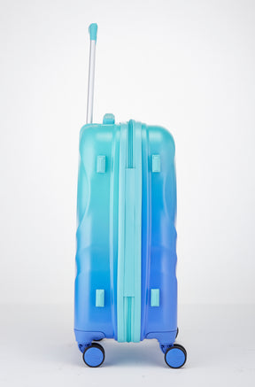 Safari Haze Splash Trolley Bag with TSA Lock, Dual wheels, Side Hooks and Anti-theft Zipper