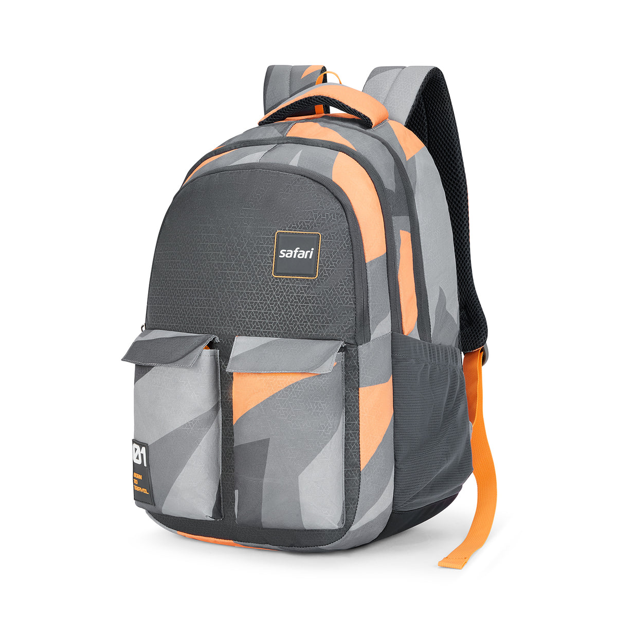 Safari Bonus 37L Grey School Backpack