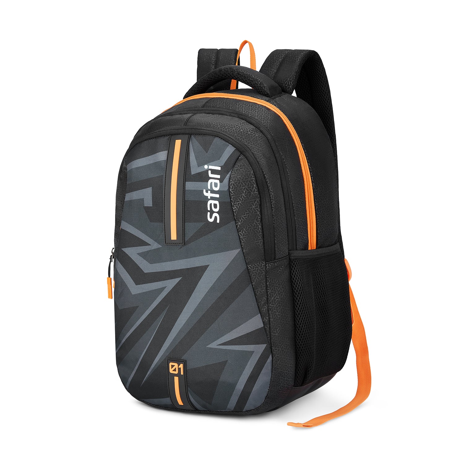 Safari Triplex 37L Black School Backpack