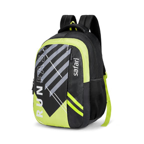 Safari Triplex 37L Black School Backpack