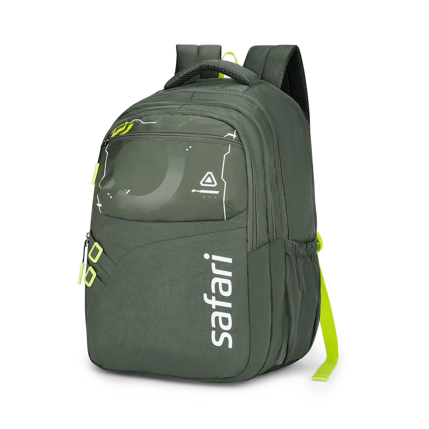 Safari Quadro 5 43L Olive School Backpack