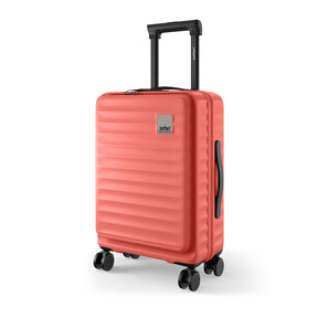 Safari Select Froniq Coral Front opening Trolley Bag with TSA Lock, Dual wheels and Anti-Theft Zipper