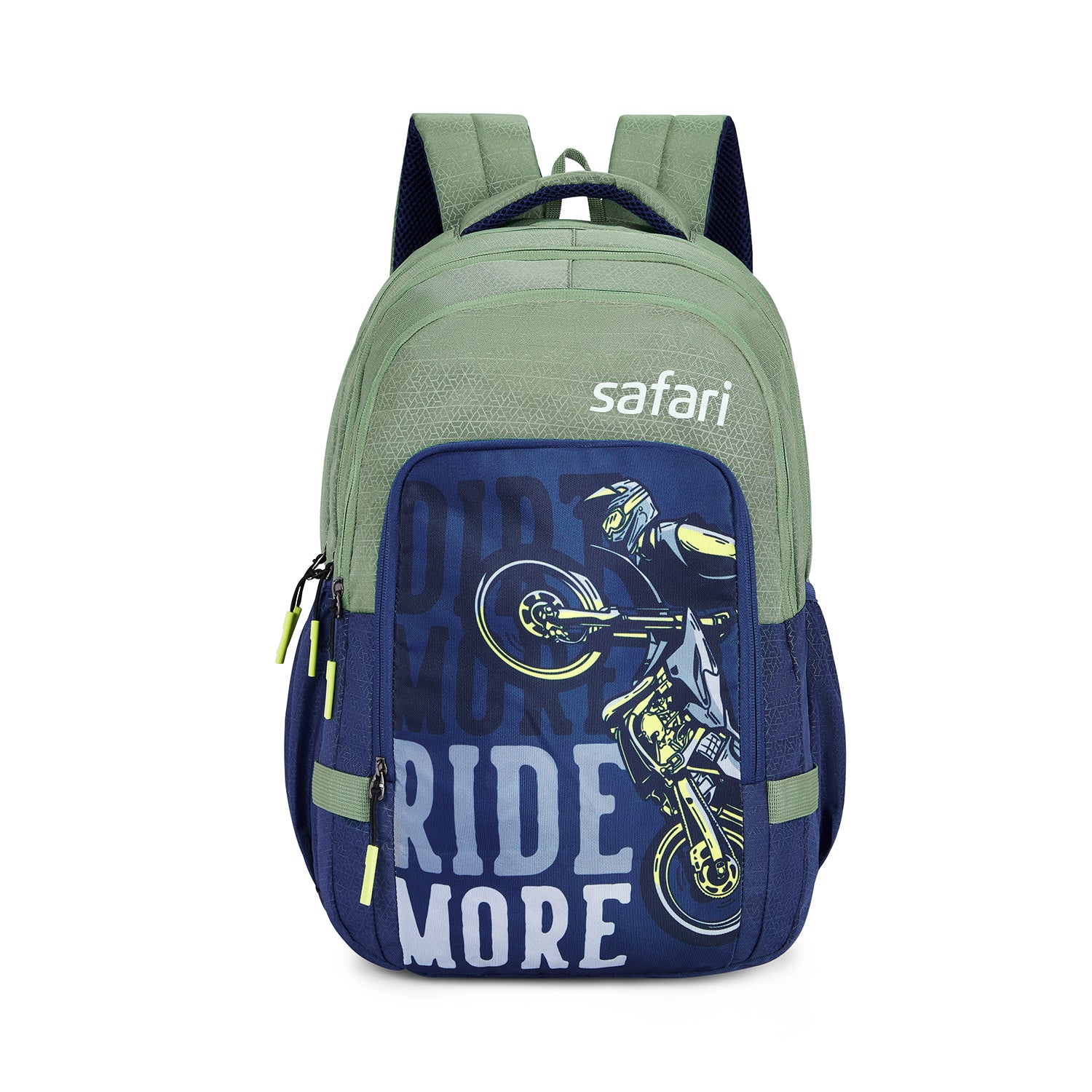 Safari Triplex 5 37L Sage Green School Backpack