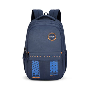 Safari Quadro 43L Blue School Backpack