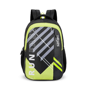 Safari Triplex 37L Black School Backpack