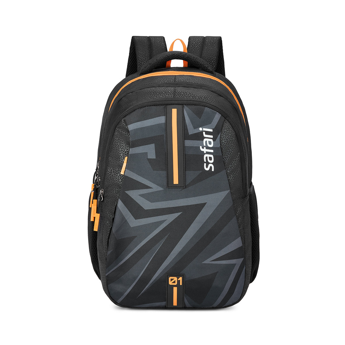 Safari Triplex 37L Black School Backpack