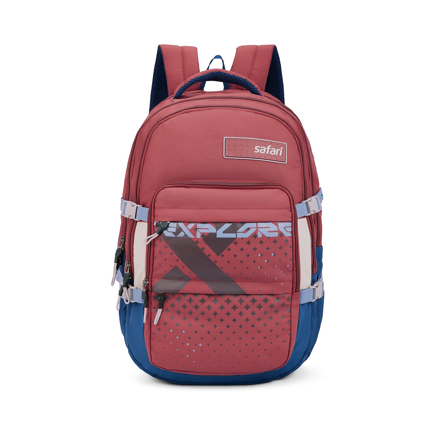 リュック Safari Expand 43L Red Laptop Backpack