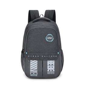 Safari Quadro 43L Grey School Backpack