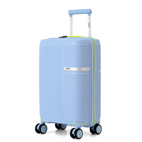 Safari Trunk Pro Trolley Bag with TSA lock and Dual Wheels - Wisteria Blue