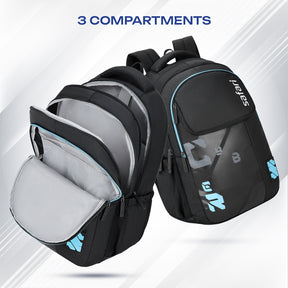 Safari Aura 37L Black Laptop Backpack