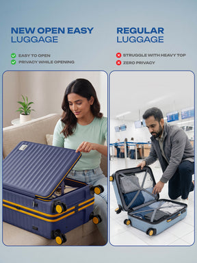 Safari Select Froniq Trolley Bag - Navy Blue