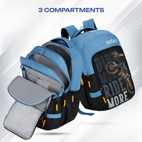 Safari Triplex 5 37L Black Casual Daypack