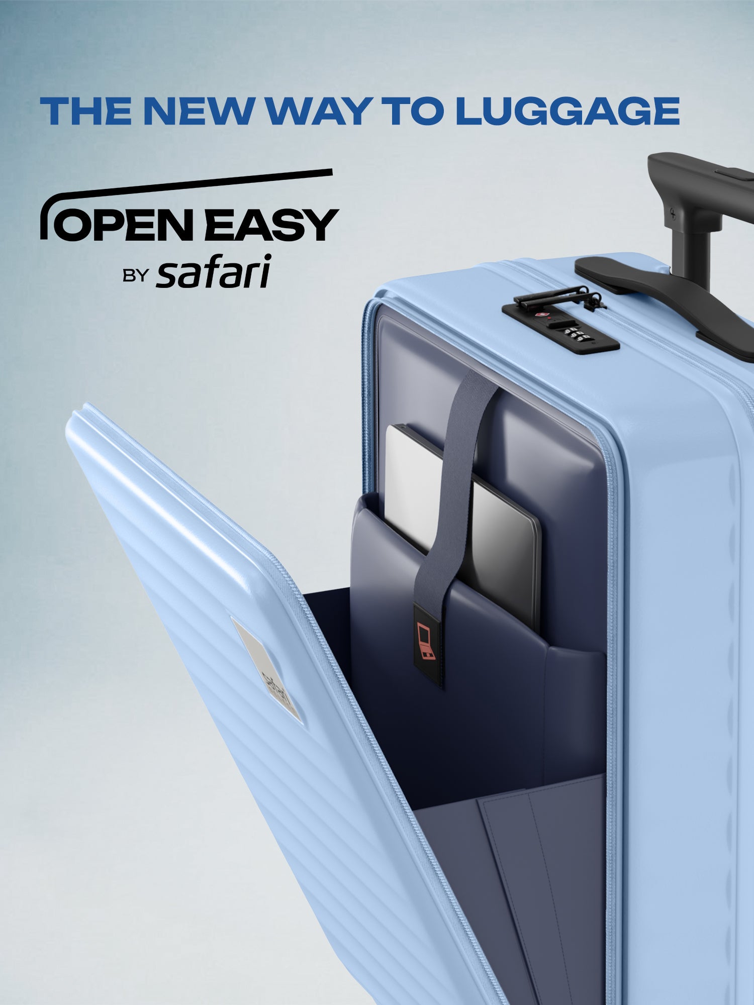 Safari Select Froniq Trolley Bag - Frost Grey