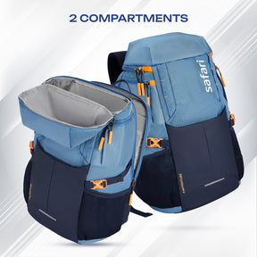 Safari Quest 45L Pearl Blue Laptop Backpack