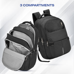 Safari Zen 34L Black Laptop Backpack