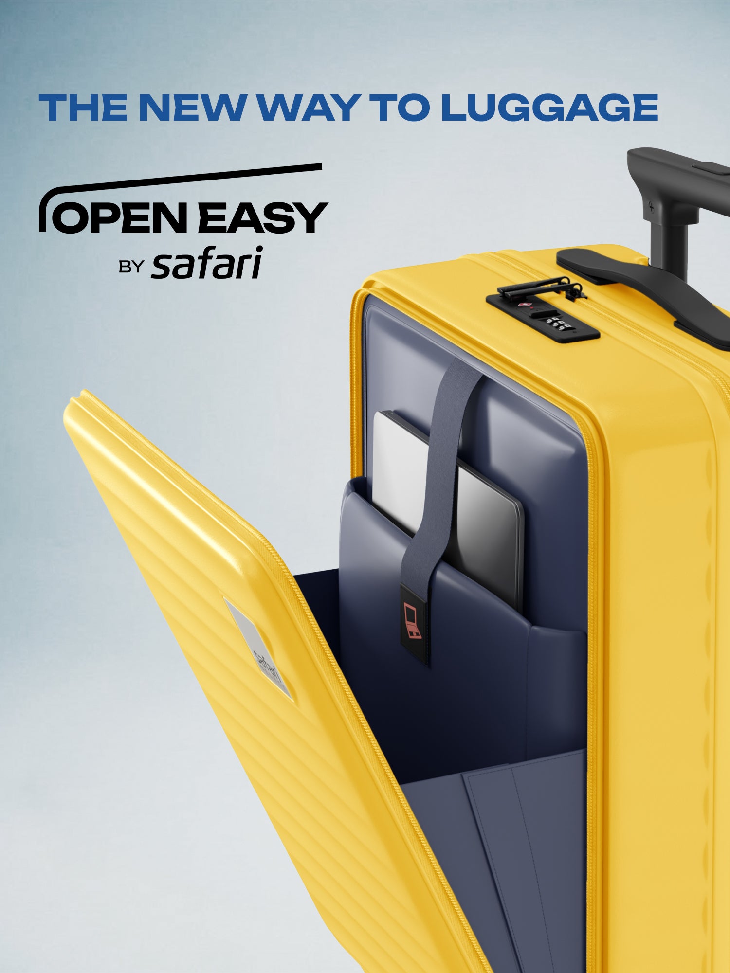 Safari Select Froniq Trolley Bag - Yellow