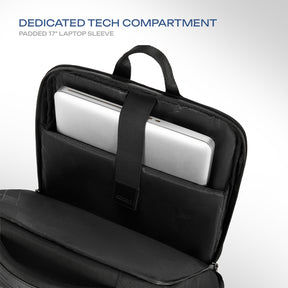 Safari Nexus 19L Black Formal Backpack with Laptop Sleeve