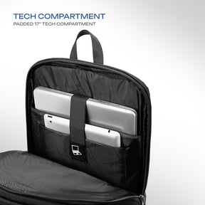 Safari Zeus Pro 39L Black Formal Backpack with Laptop Sleeve