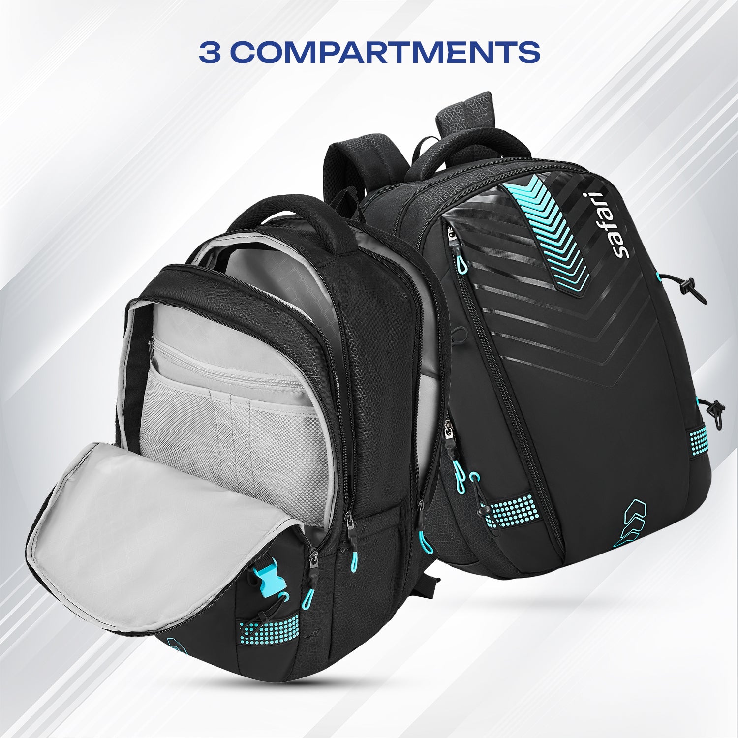 Safari Expand 43L Black Hiking Daypack