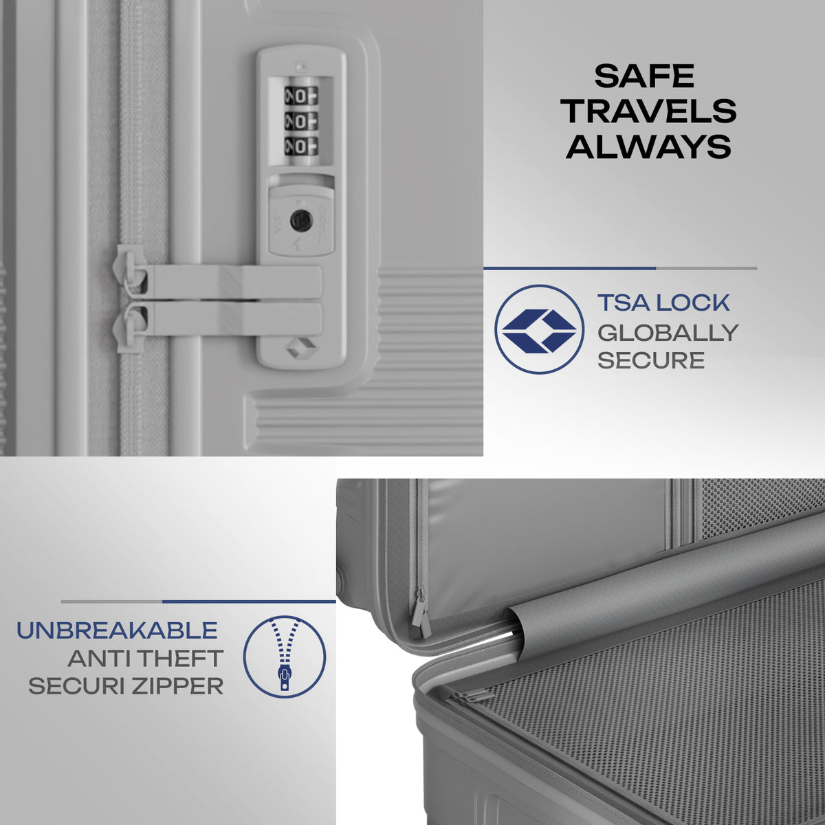 Safari Trunk Trolley Bag with Front Handle, TSA lock and Anti-Theft ...