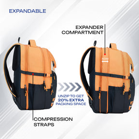 Safari Expand 43L Orange Laptop Backpack