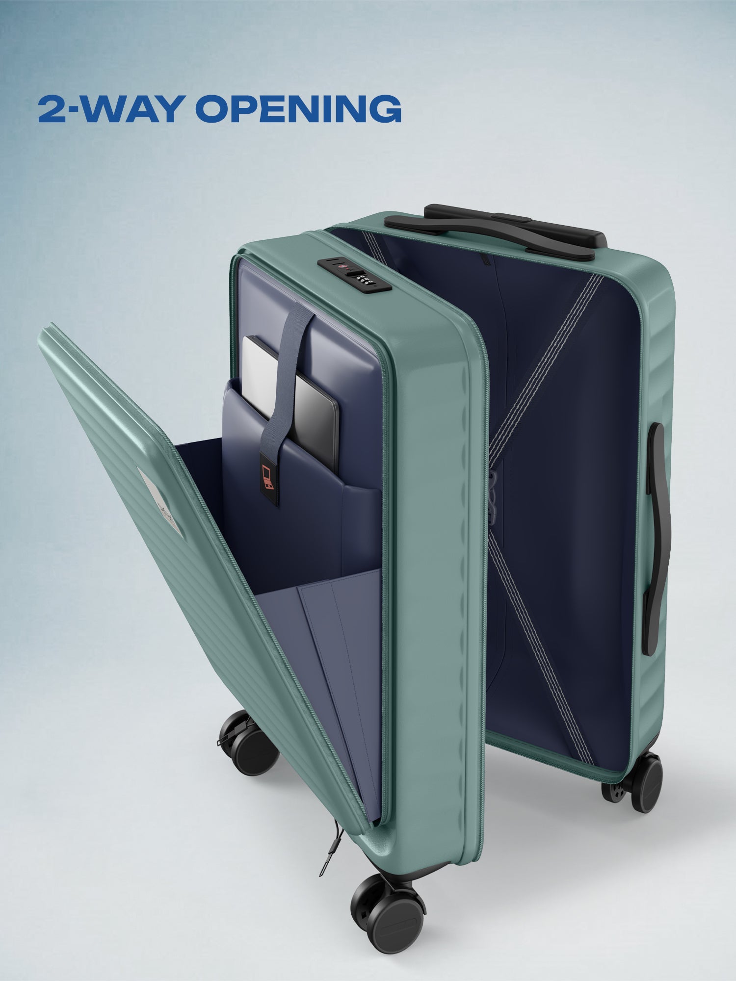 Safari Select Froniq Trolley Bag - Fresh mint